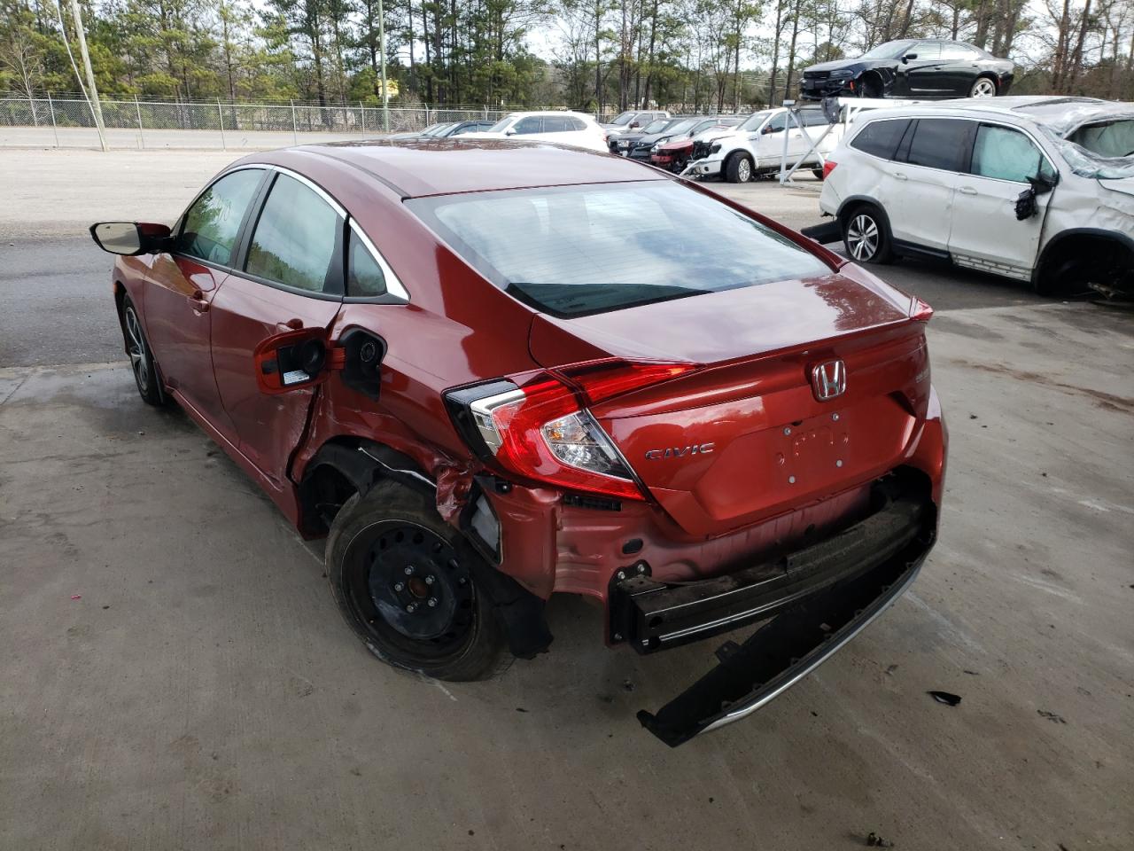 Photo 3 from auction – 2020 HONDA CIVIC LX with VIN 2HGFC2F66LH577643