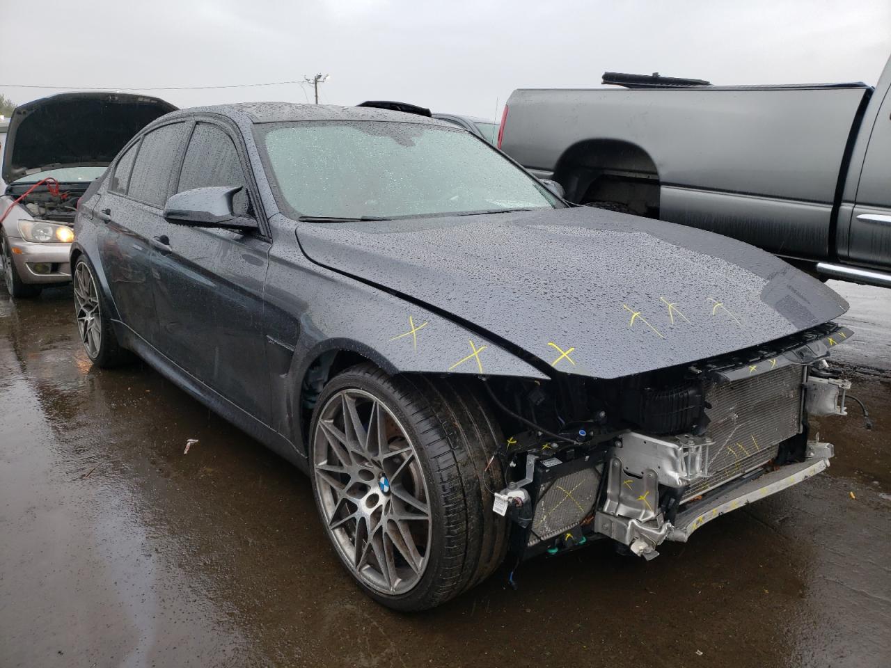 BMW M3 2017 with VIN WBS8M9C57H5G84820 - Photo from auction