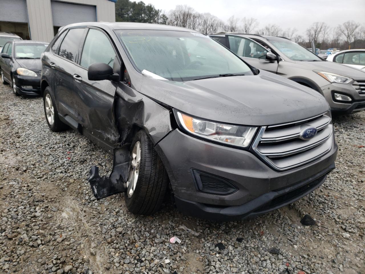 FORD EDGE SE 2015 with VIN 2FMTK3G97FBC22082 - Photo from auction
