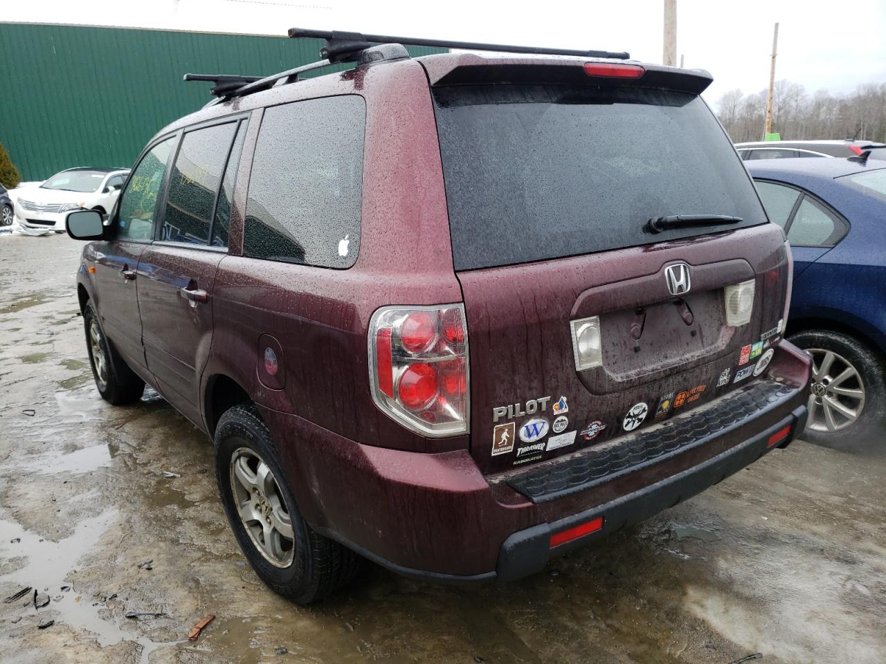 Photo 3 from auction – 2008 HONDA PILOT SE with VIN 5FNYF18308B010000