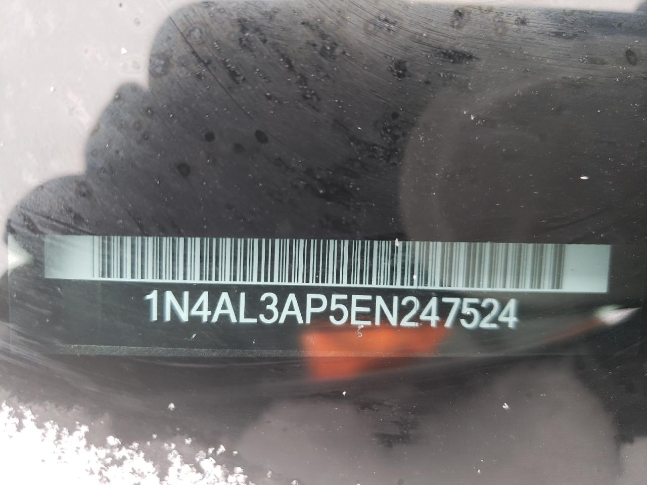 Photo 10 from auction – 2014 NISSAN ALTIMA 2.5 with VIN 1N4AL3AP5EN247524