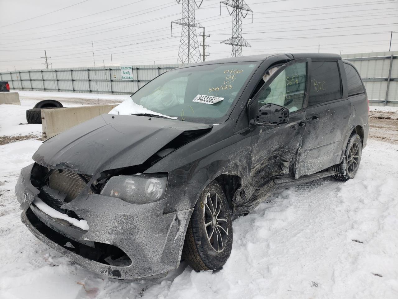 Photo 2 from auction – 2017 DODGE GRAND CARA with VIN 2C4RDGBG7HR549923
