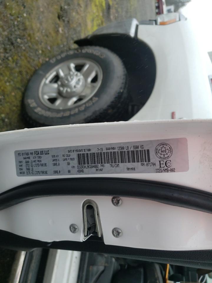 Photo 10 from auction – 2019 RAM 3500 BIG H with VIN 3C63R3HL9KG604882