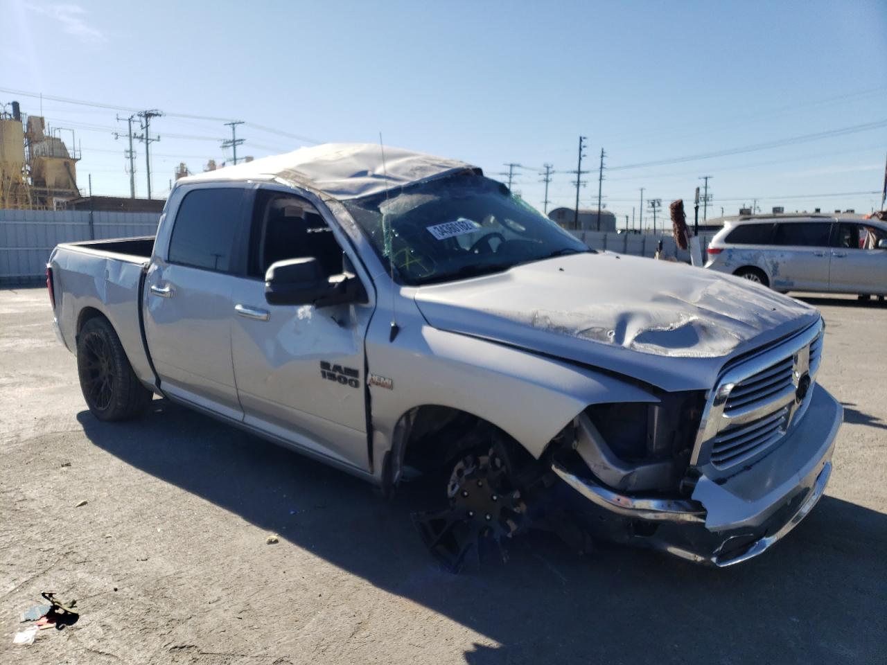 RAM 1500 SLT 2015 with VIN 1C6RR6LT4FS669432 - Photo from auction