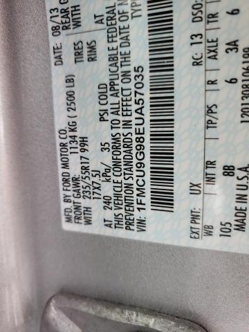 Photo 10 from auction – 2014 FORD ESCAPE SE with VIN 1FMCU9G98EUA57035