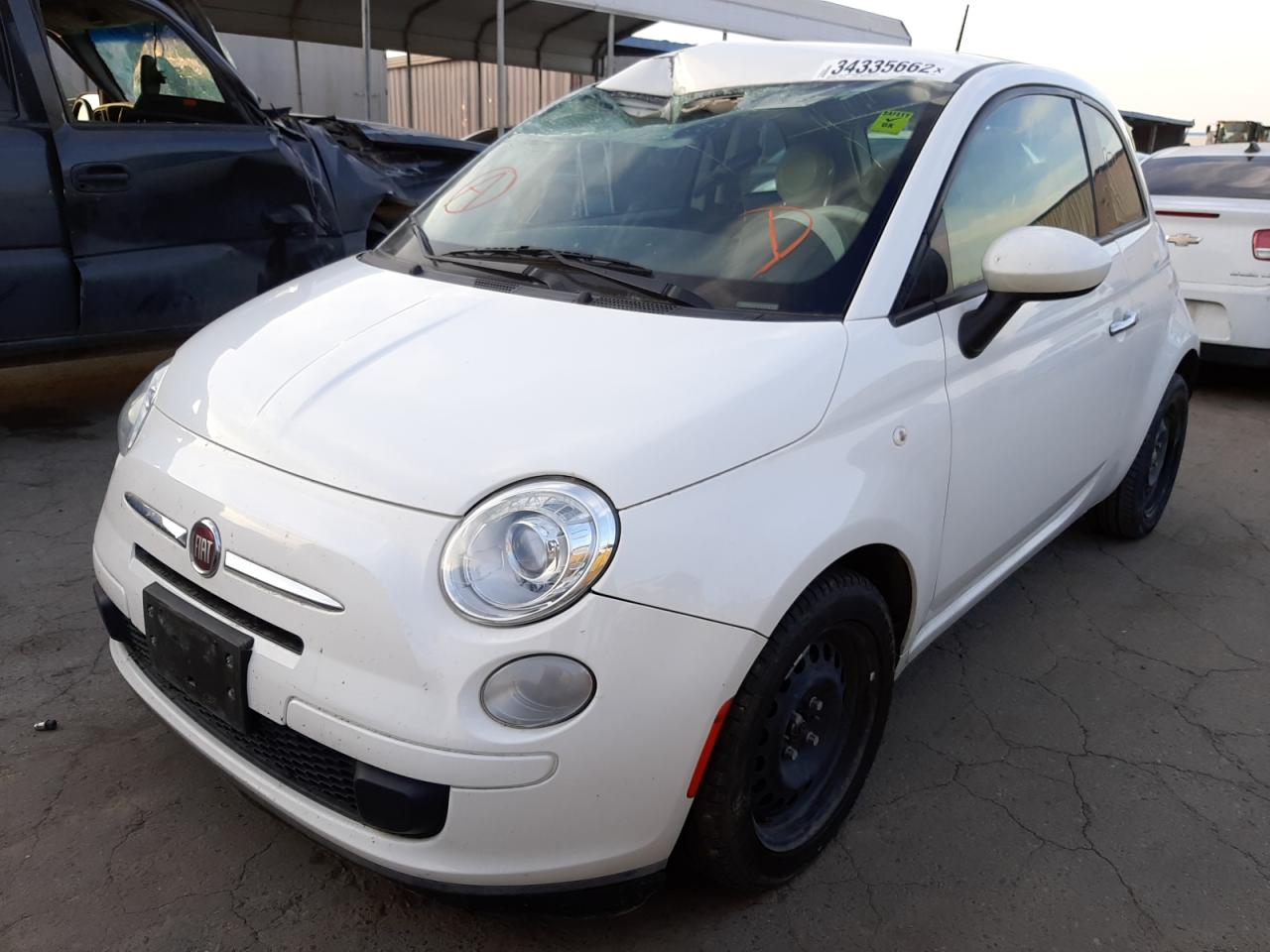 صورة رقم 2 من المزاد - 2014 FIAT 500 POP مع VIN 3C3CFFAR5ET267810