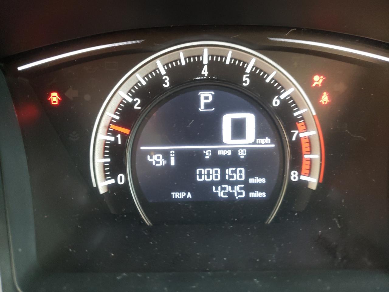Photo 8 from auction – 2016 HONDA CIVIC LX with VIN 19XFC2F59GE236616