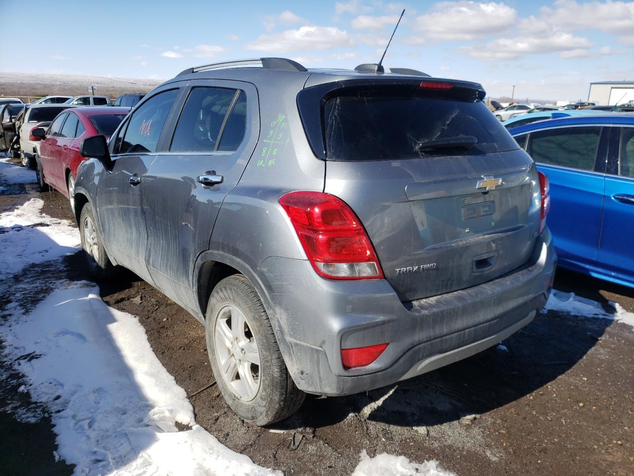 Photo 3 from auction – 2020 CHEVROLET TRAX 1LT with VIN 3GNCJPSB3LL153715