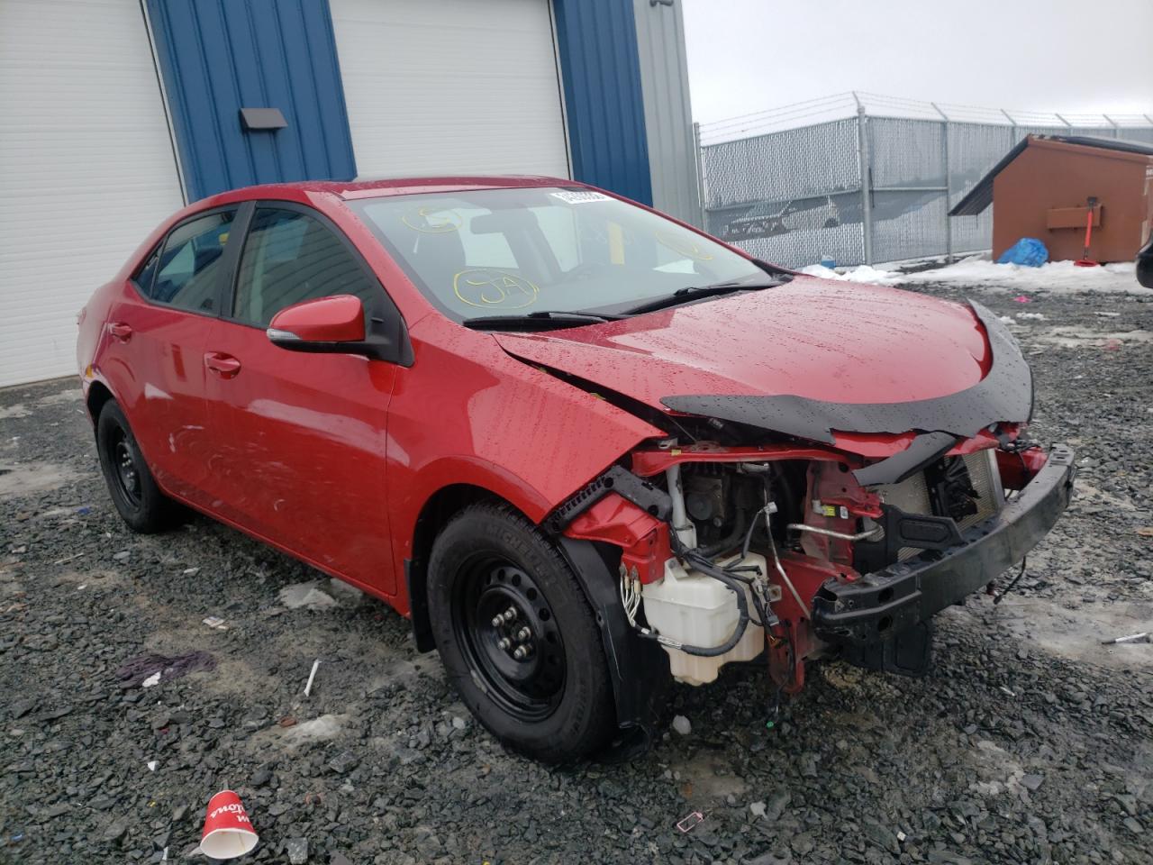 TOYOTA COROLLA L 2015 with VIN 2T1BURHE4FC453022 - Photo from auction