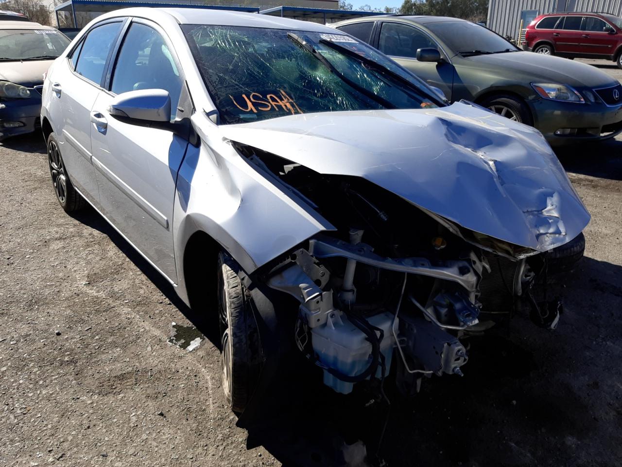 TOYOTA COROLLA L 2015 with VIN 2T1BURHE7FC298823 - Photo from auction