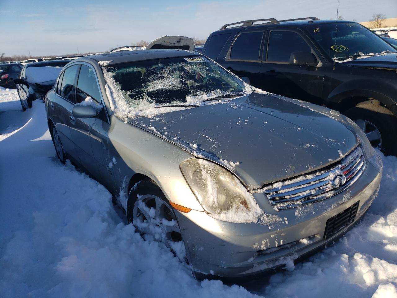 INFINITI G35 2003 with VIN JNKCV51EX3M328012 - Photo from auction