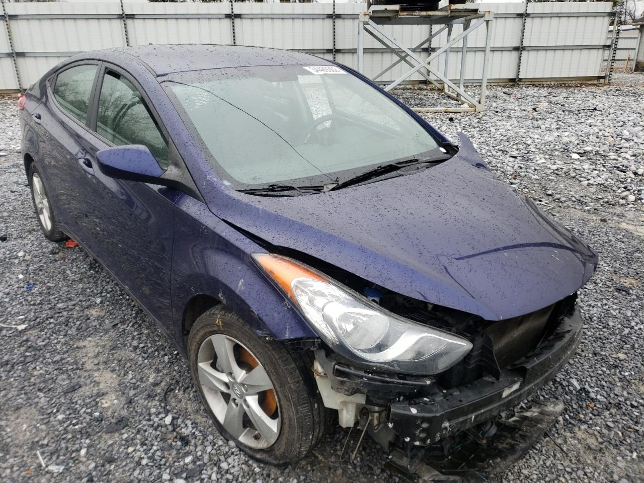HYUNDAI ELANTRA GL 2012 with VIN 5NPDH4AE3CH099853 - Photo from auction