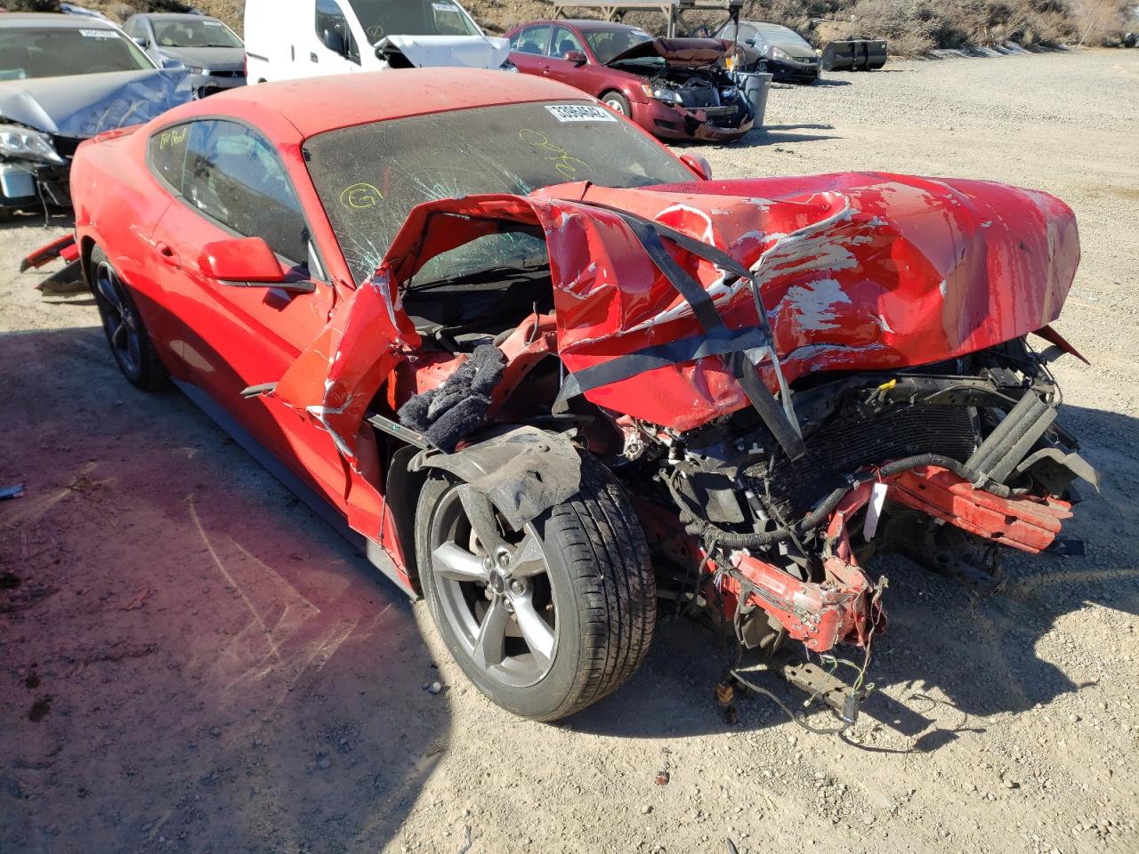 FORD MUSTANG 2016 with VIN 1FA6P8AM3G5308952 - Photo from auction