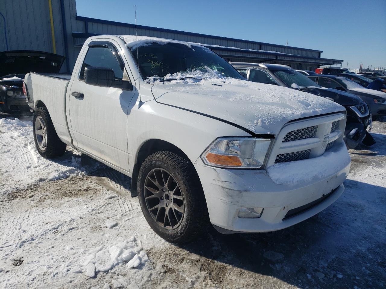 DODGE RAM 1500 S 2012 with VIN 3C6JD6AT1CG250780 - Photo from auction