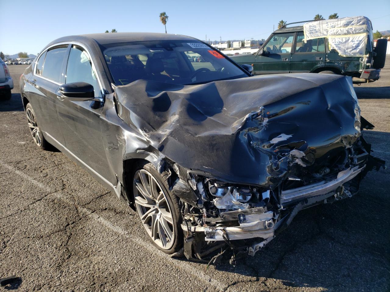 BMW 740 I 2018 with VIN WBA7E2C53JG741929 - Photo from auction