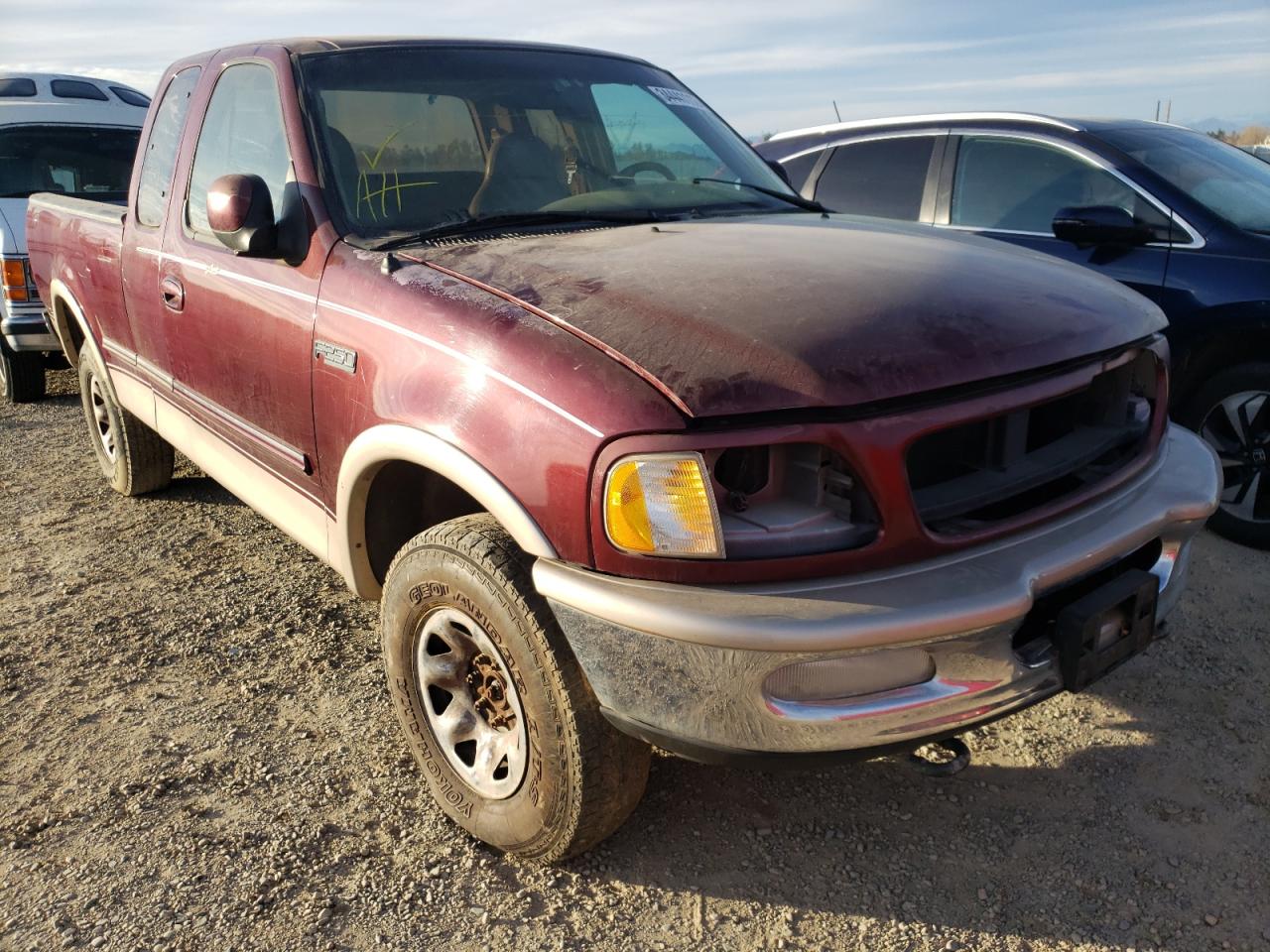 FORD F250 1997 with VIN 1FTFX28L2VNB50556 - Photo from auction