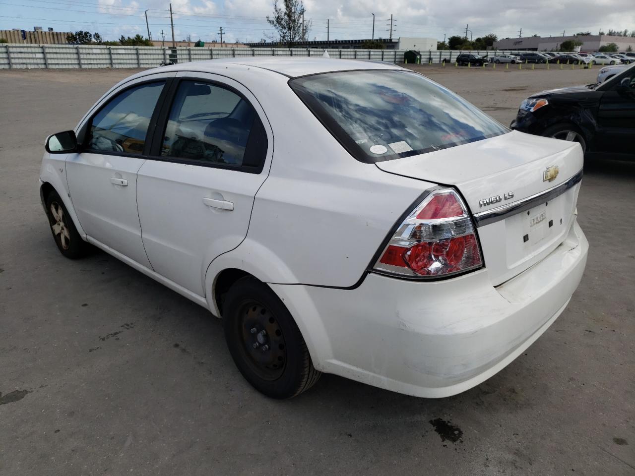 Photo 3 from auction – 2007 CHEVROLET AVEO BASE with VIN KL1TD56627B143239