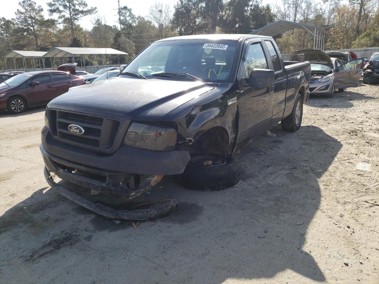 Photo 2 from auction – 2007 FORD F150 with VIN 1FTPX12V17NA38973