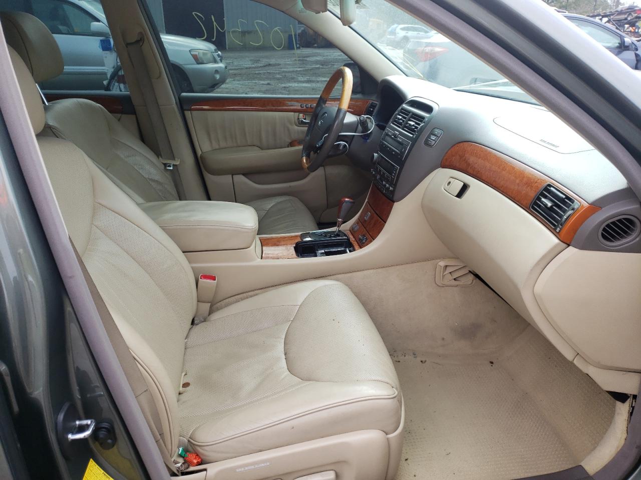 Photo 5 from auction – 2005 LEXUS LS 430 with VIN JTHBN36F055027358