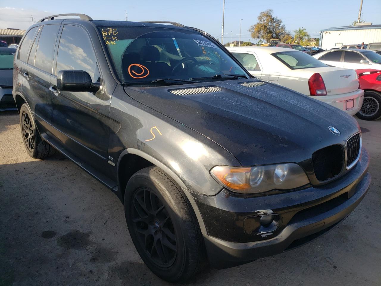 BMW X5 3.0I 2005 with VIN 5UXFA13535LY09551 - Photo from auction