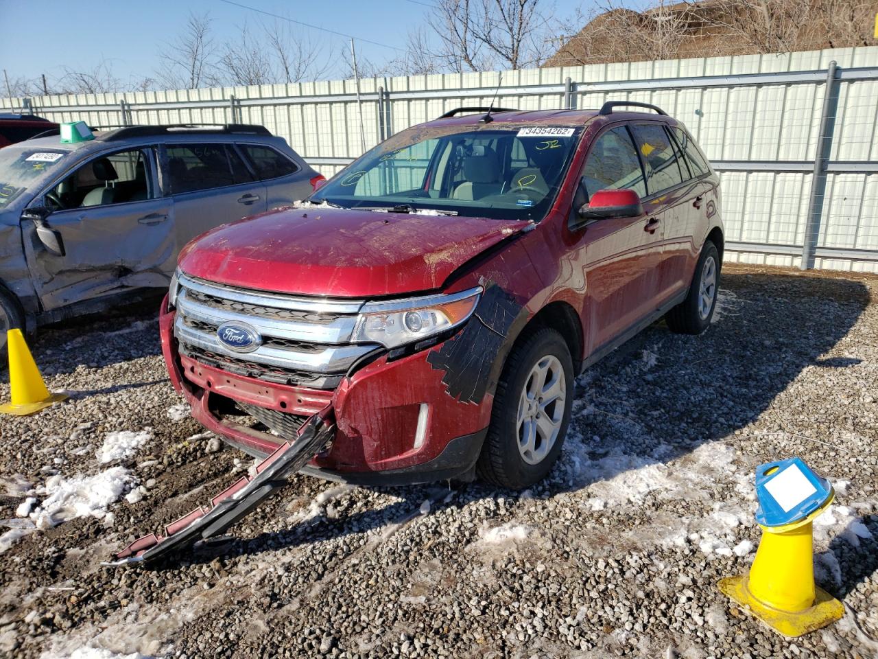 Photo 2 from auction – 2013 FORD EDGE SEL with VIN 2FMDK3JC0DBB21696
