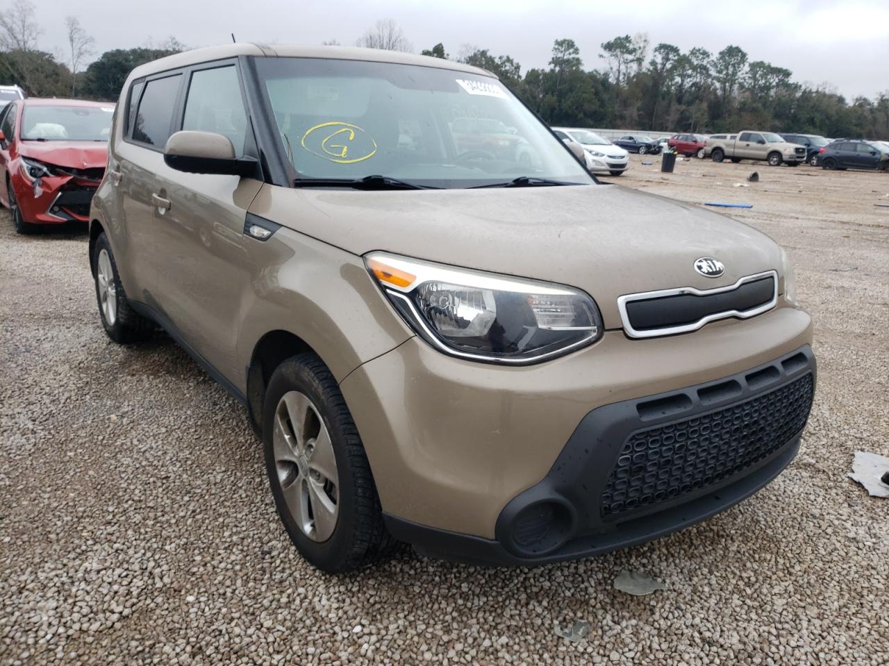 KIA SOUL 2014 with VIN KNDJN2A28E7056784 - Photo from auction