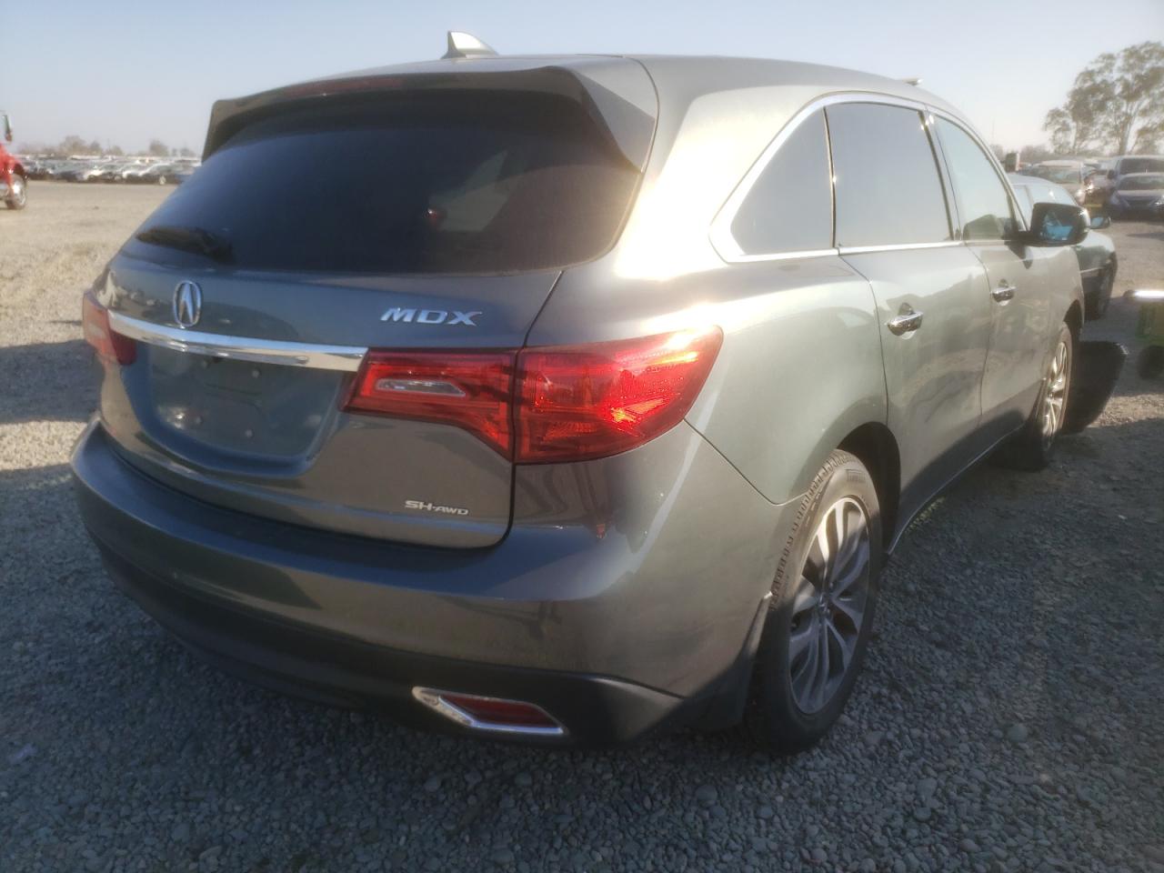 Photo 4 from auction – 2016 ACURA MDX TECHNO with VIN 5FRYD4H49GB035023