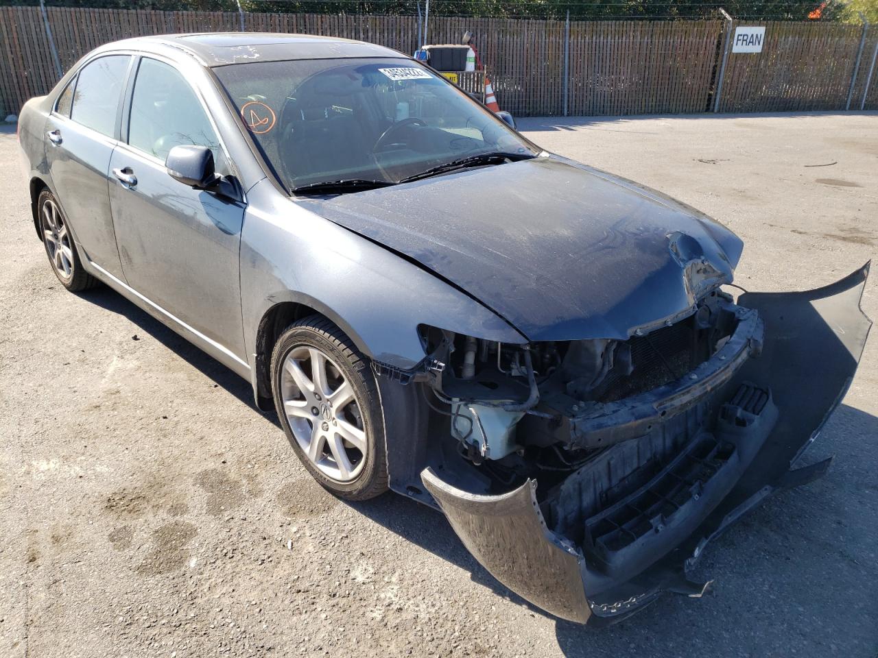 ACURA TSX 2005 with VIN JH4CL96925C026943 - Photo from auction