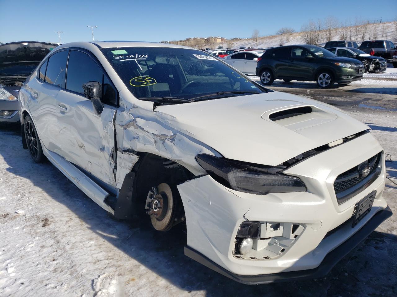 SUBARU WRX LIMITE 2015 with VIN JF1VA1G64F9835080 - Photo from auction
