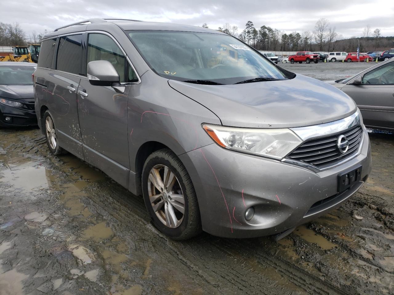 NISSAN QUEST S 2013 with VIN JN8AE2KP7D9062982 - Photo from auction