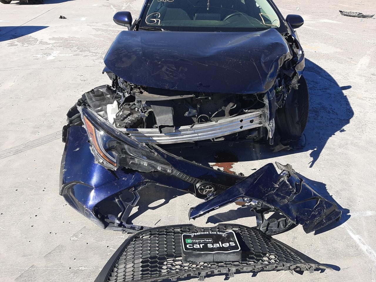 Photo 9 from auction – 2020 TOYOTA COROLLA LE with VIN 5YFEPRAE8LP108781