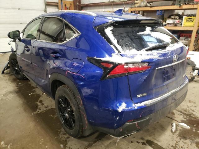 Photo 3 from auction – 2017 LEXUS NX 200T BA with VIN JTJBARBZ7H2128335