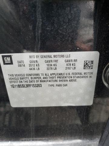 Photo 10 from auction – 2015 CHEVROLET MALIBU LS with VIN 1G11B5SL3FF153263