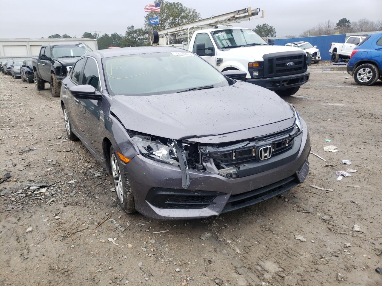 HONDA CIVIC LX 2016 with VIN 19XFC2F56GE070832 - Photo from auction
