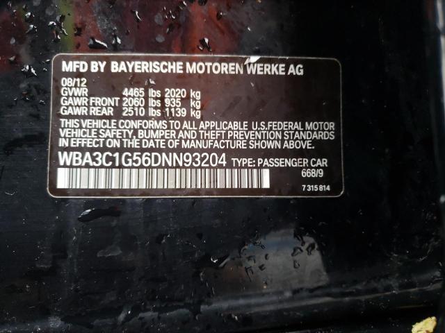 Photo 10 from auction – 2013 BMW 328 I SULE with VIN WBA3C1G56DNN93204