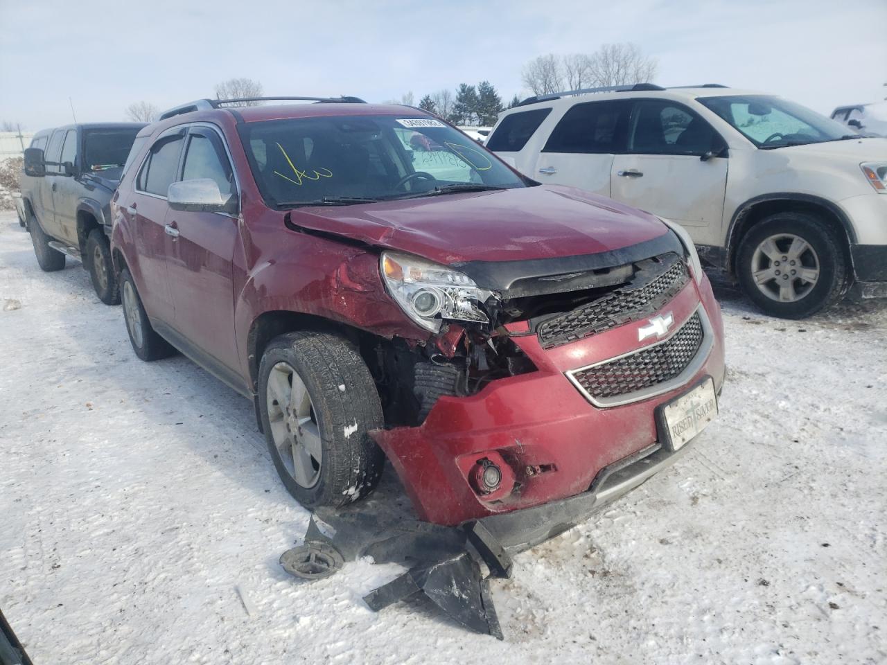 Photo 1 from auction – 2013 CHEVROLET EQUINOX LT with VIN 2GNFLGEK4D6215034