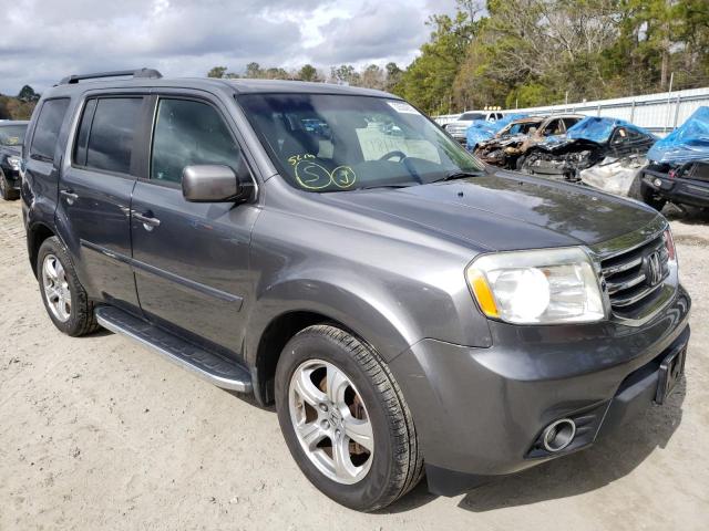 HONDA PILOT EXL 2012 with VIN 5FNYF4H69CB035630 - Photo from auction