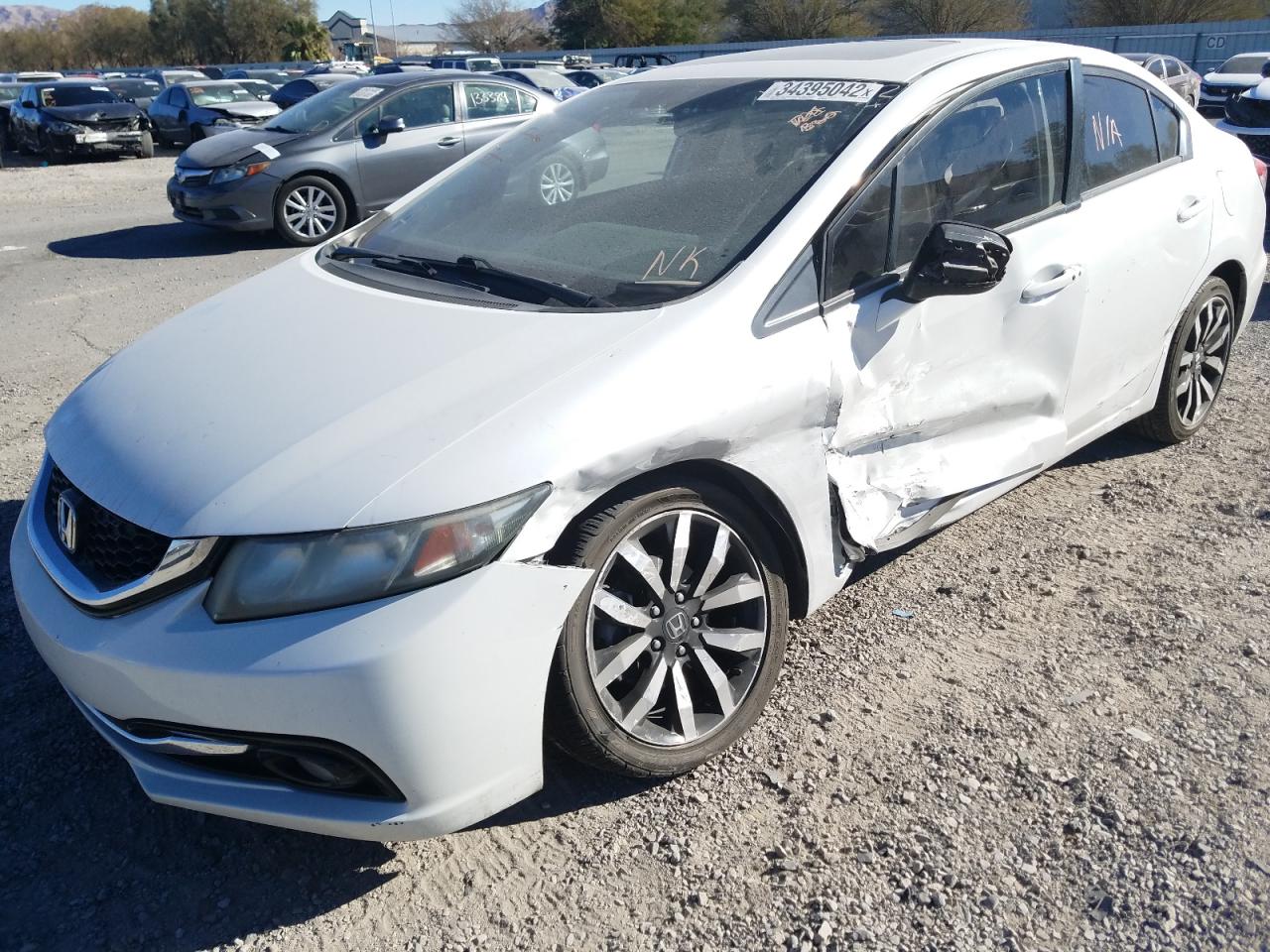 Photo 9 from auction – 2014 HONDA CIVIC EXL with VIN 19XFB2F93EE048631