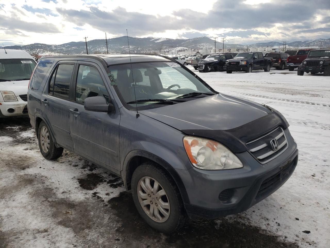 HONDA CR-V SE 2005 with VIN JHLRD78965C043791 - Photo from auction