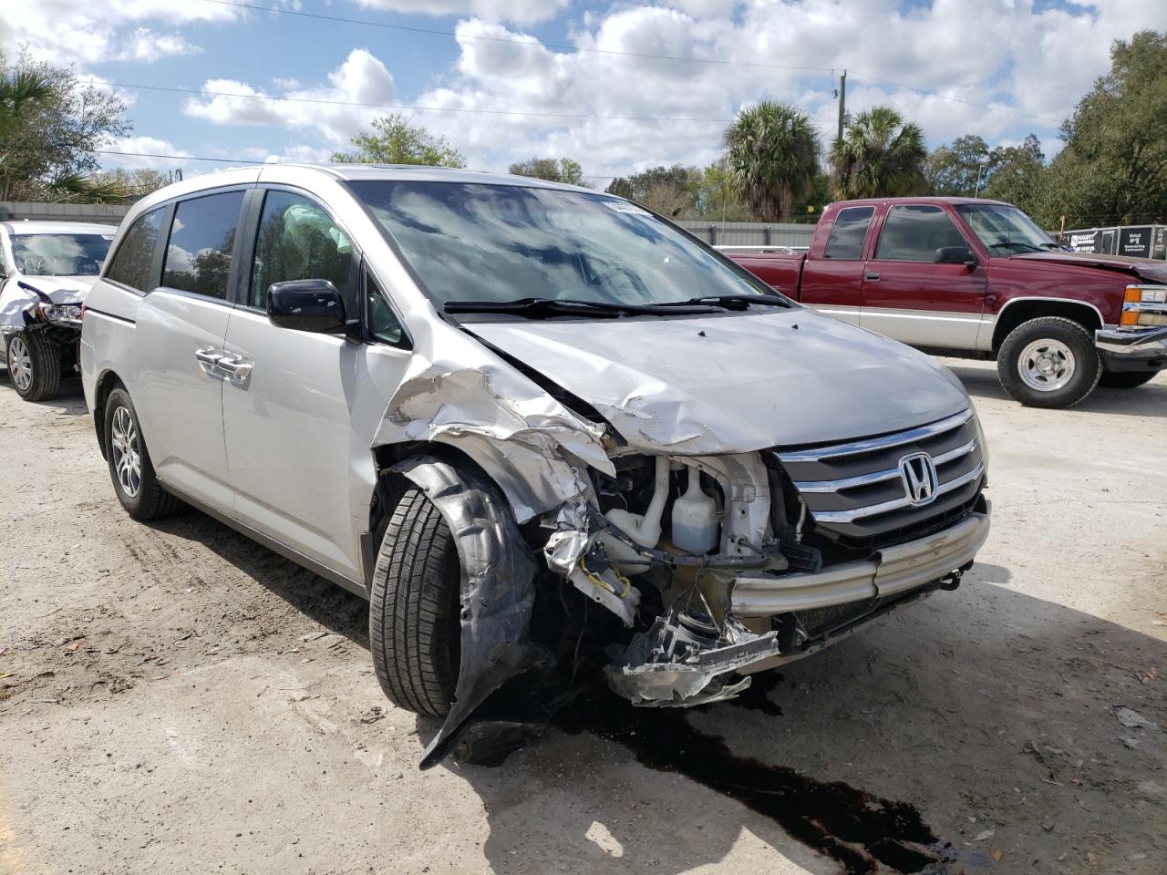 HONDA ODYSSEY EX 2012 with VIN 5FNRL5H69CB112435 - Photo from auction