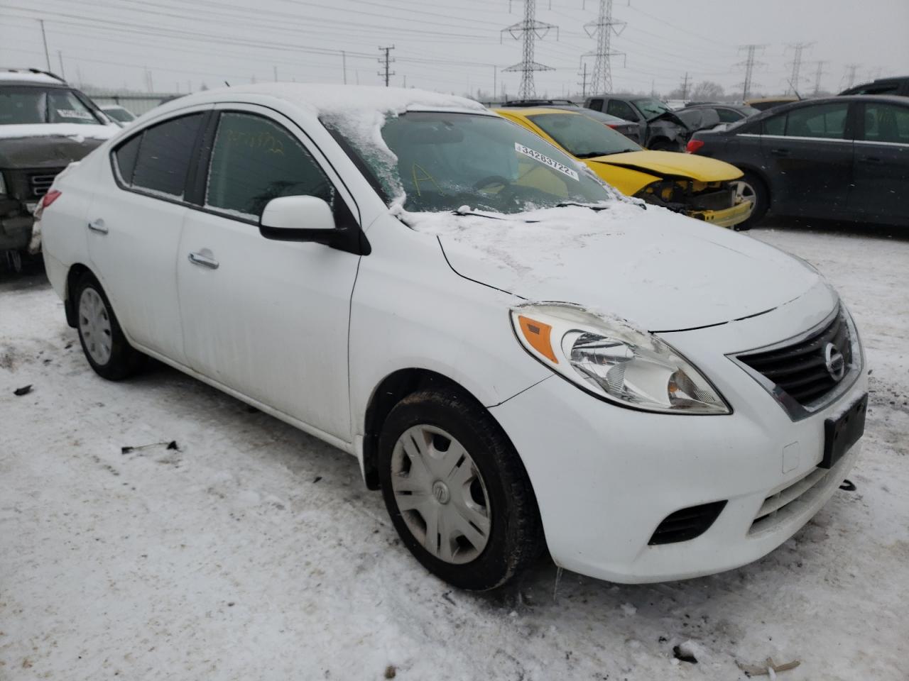 NISSAN VERSA S 2012 with VIN 3N1CN7AP1CL879621 - Photo from auction