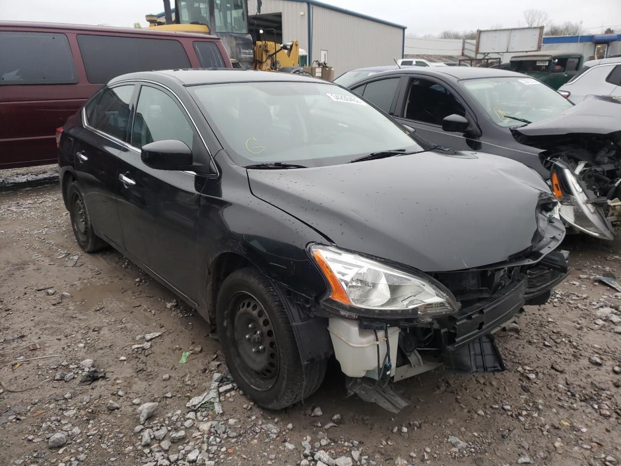 NISSAN SENTRA S 2014 with VIN 3N1AB7AP4EY277186 - Photo from auction