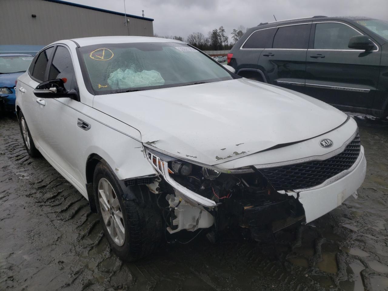 KIA OPTIMA LX 2016 with VIN 5XXGT4L3XGG031865 - Photo from auction