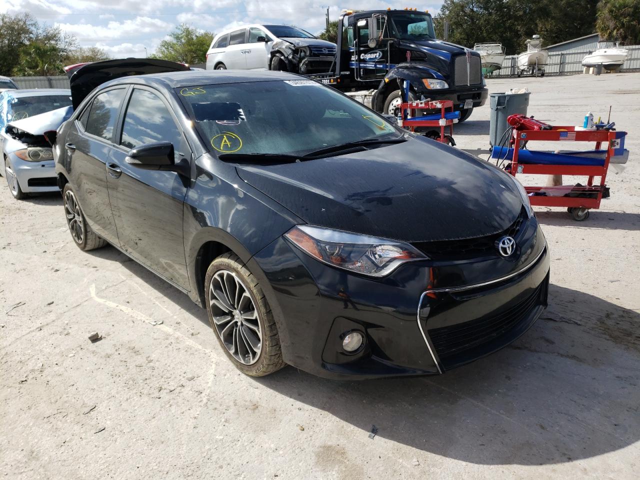 TOYOTA COROLLA L 2014 with VIN 2T1BURHE0EC051125 - Photo from auction