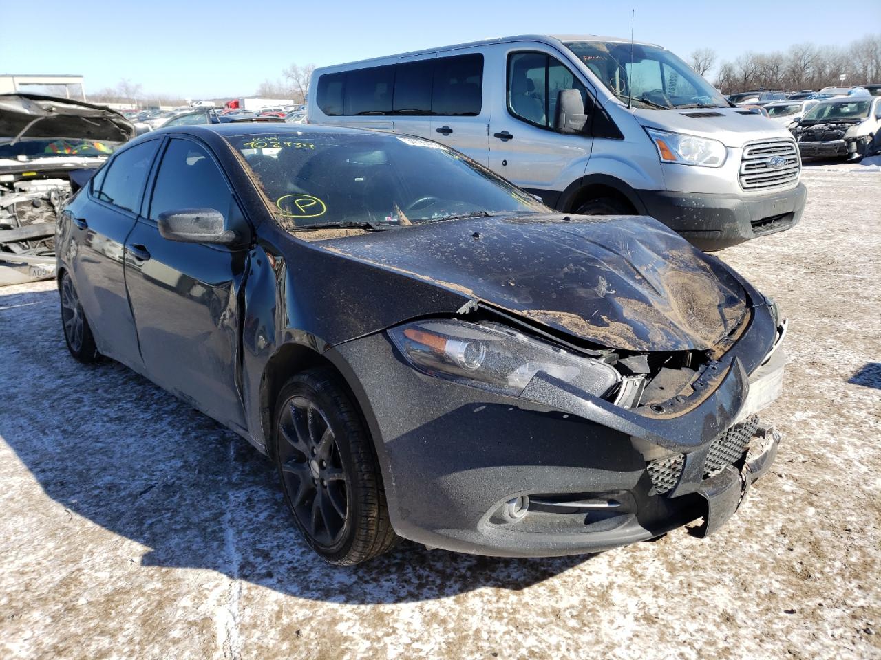 DODGE DART SXT 2014 with VIN 1C3CDFBB3ED902939 - Photo from auction