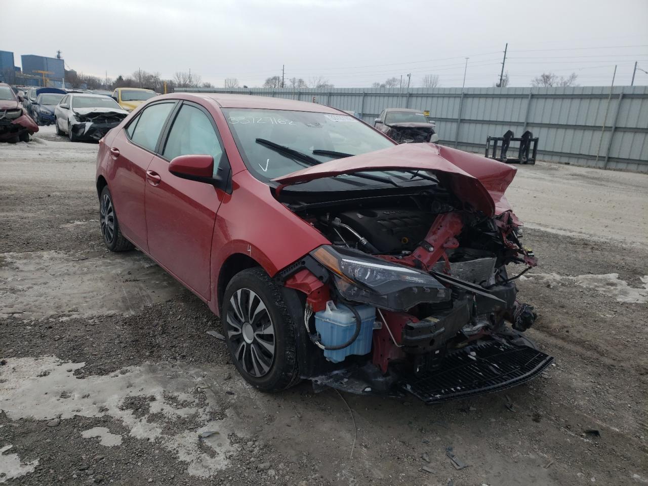 TOYOTA COROLLA L 2018 with VIN 2T1BURHE3JC024463 - Photo from auction