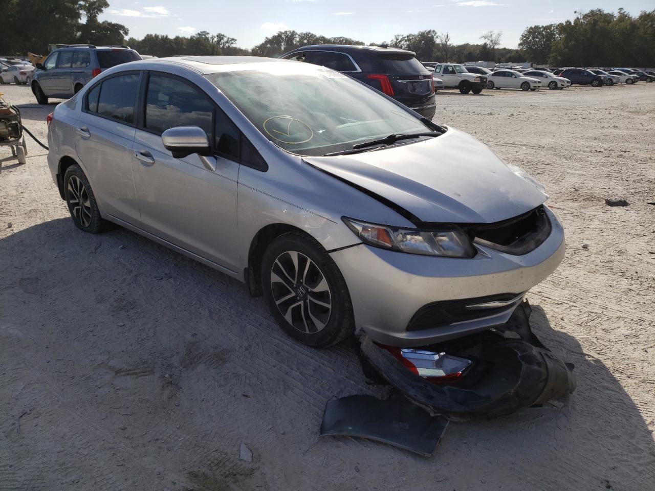 HONDA CIVIC EX 2014 with VIN 19XFB2F88EE060894 - Photo from auction