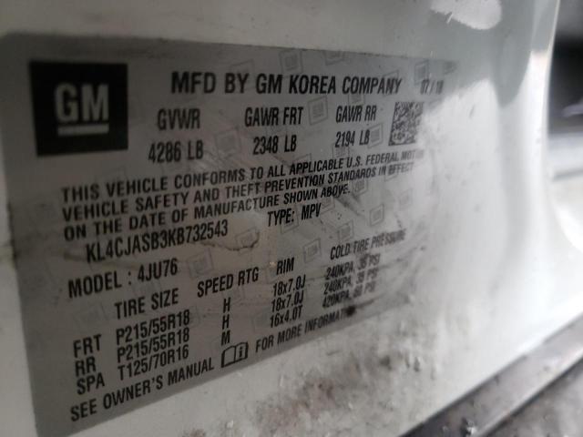 Photo 10 from auction – 2019 BUICK ENCORE PRE with VIN KL4CJASB3KB732543