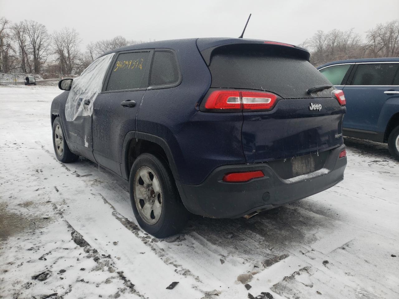 Photo 3 from auction – 2016 JEEP CHEROKEE S with VIN 1C4PJLAB7GW216416