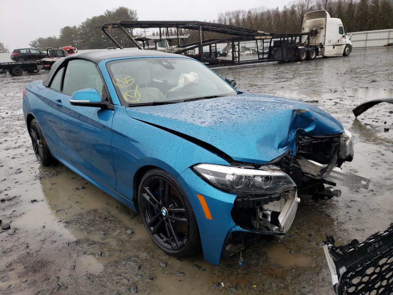 BMW M240XI 2021 with VIN WBA2N3C02M7G61856 - Photo from auction